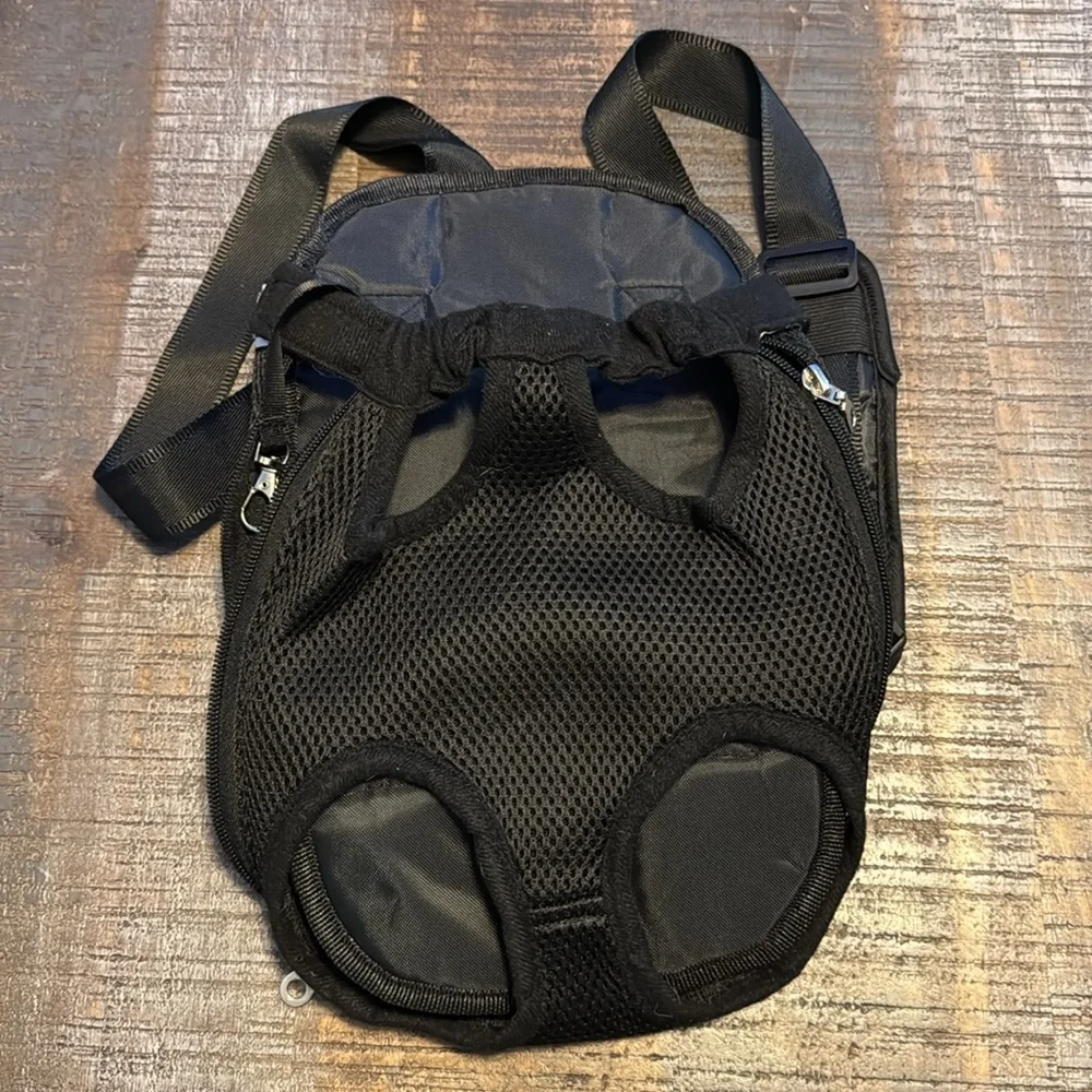 NWOT Pet Carrier Backpack, Adjustable Pet Dog Carrier Backpack Travel Bag Black